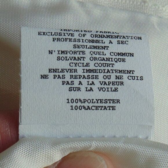 Jessica McClintock GUNNE SAX Dress, Junior 3/S, Strapless, White/Gold, Bow - Picture 13 of 13